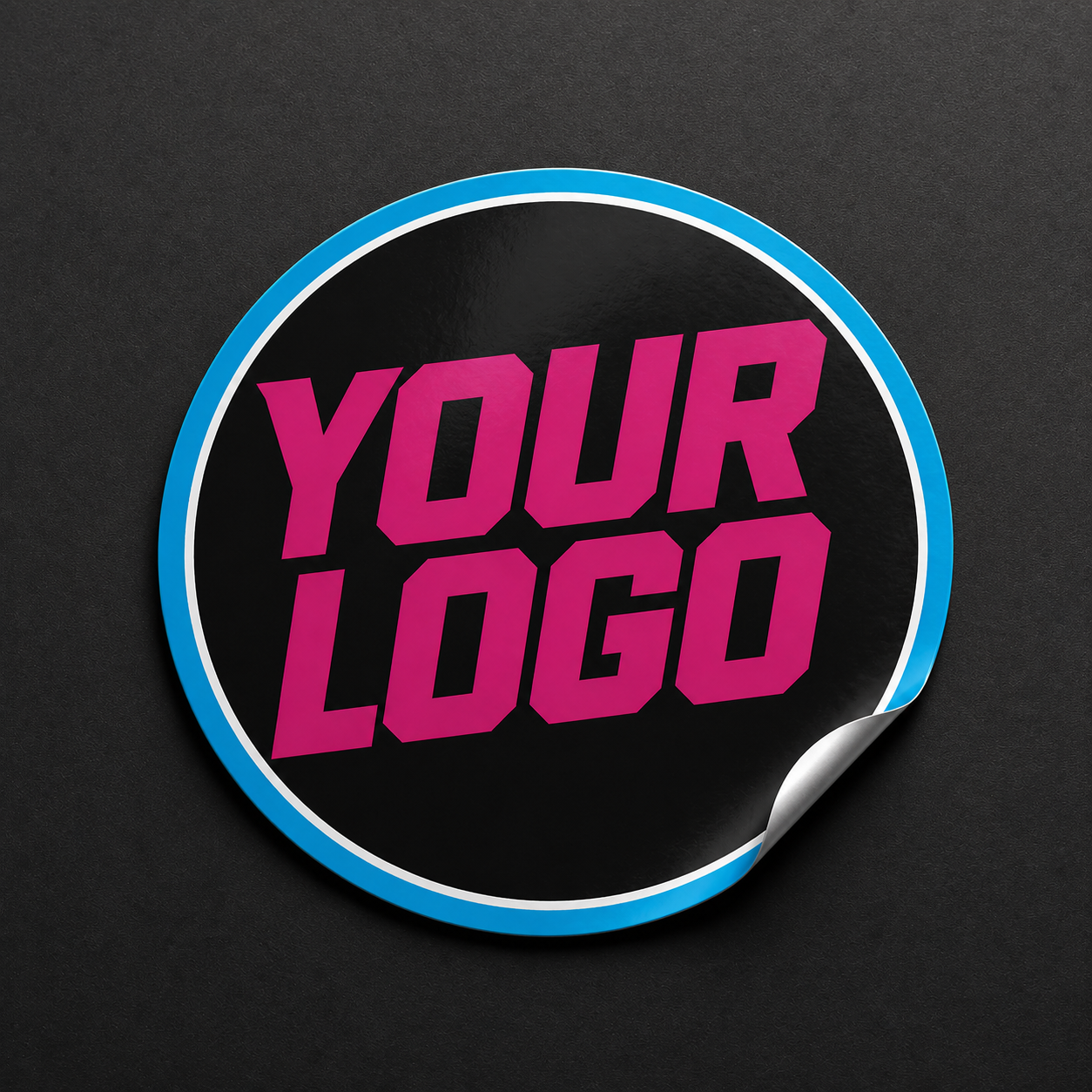 Custom Circle Decal \ Stickers