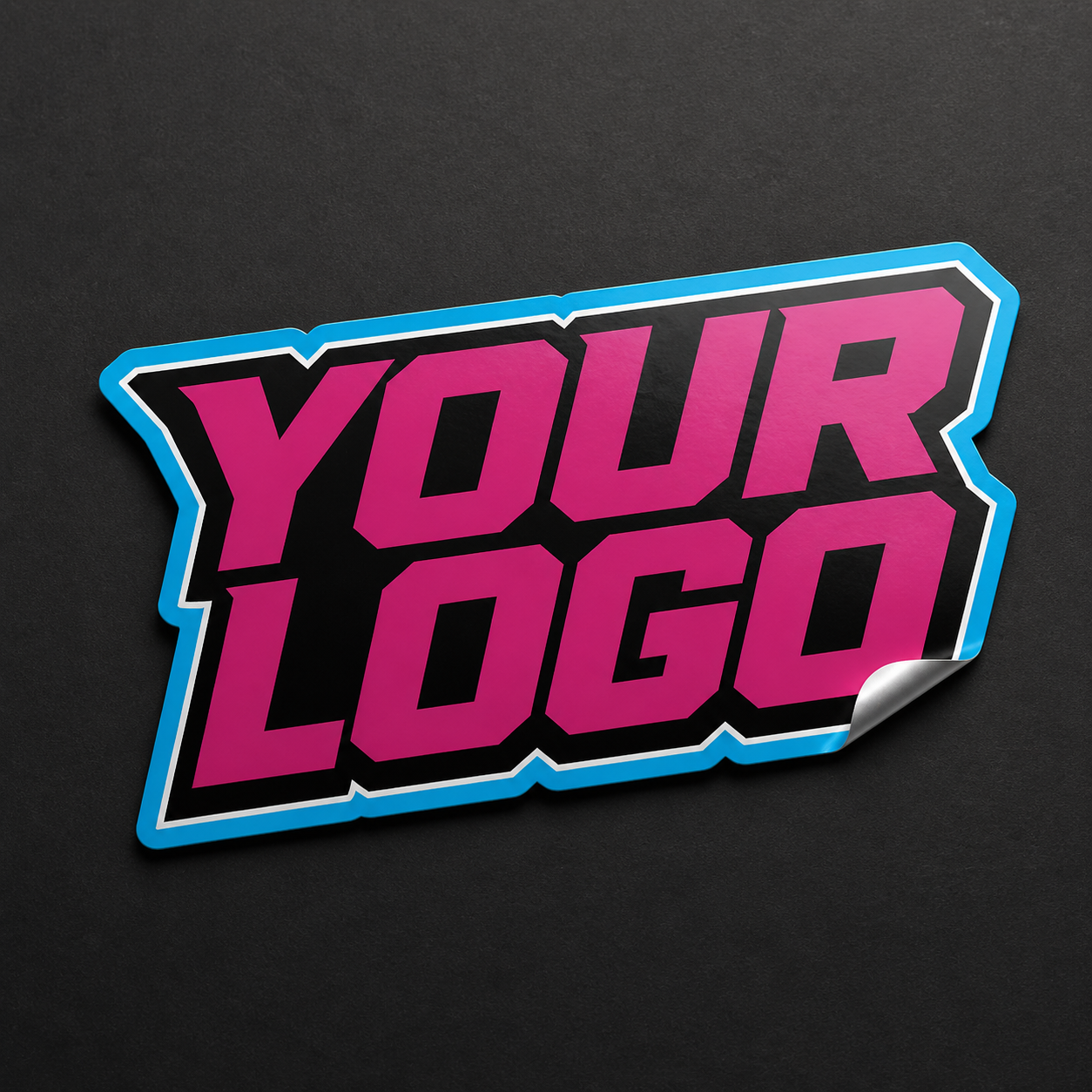 Clickable Sticker Logo Custom Shape Of Your Logo Decal / Stickers – SSS Prints