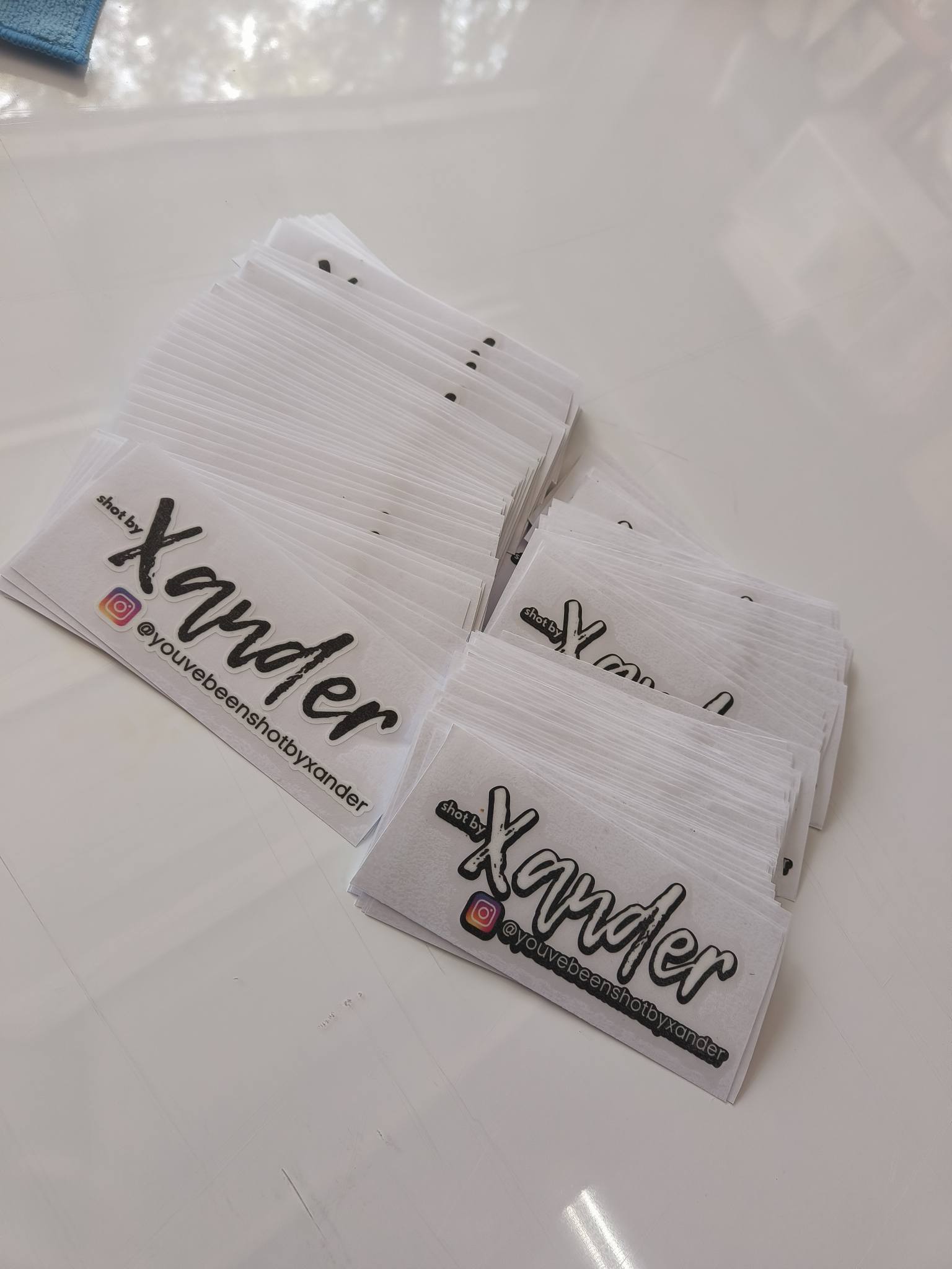 Custom sticker stacks