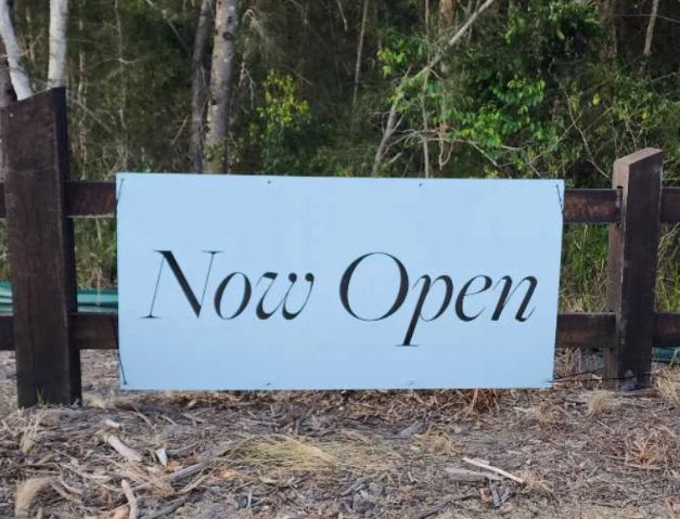 Now open sign